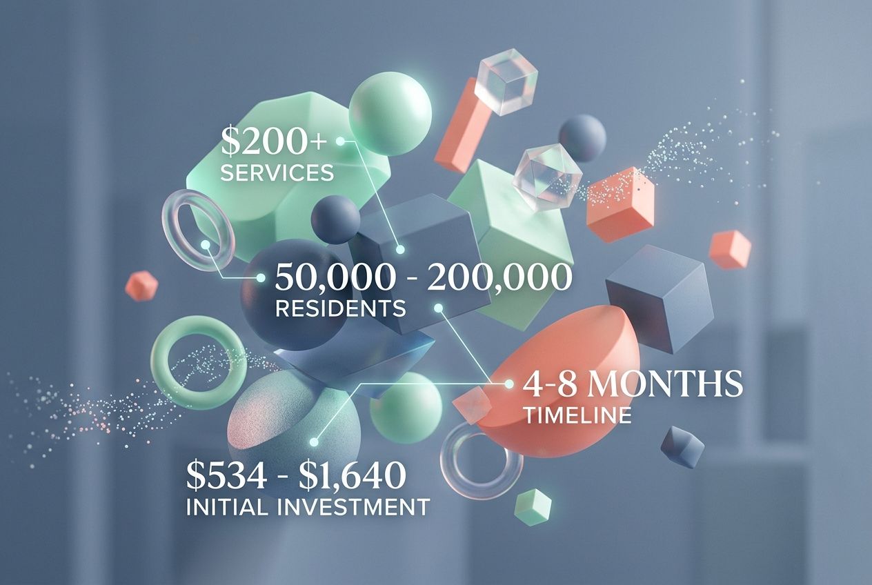 Data visualization of key metrics for local lead generation